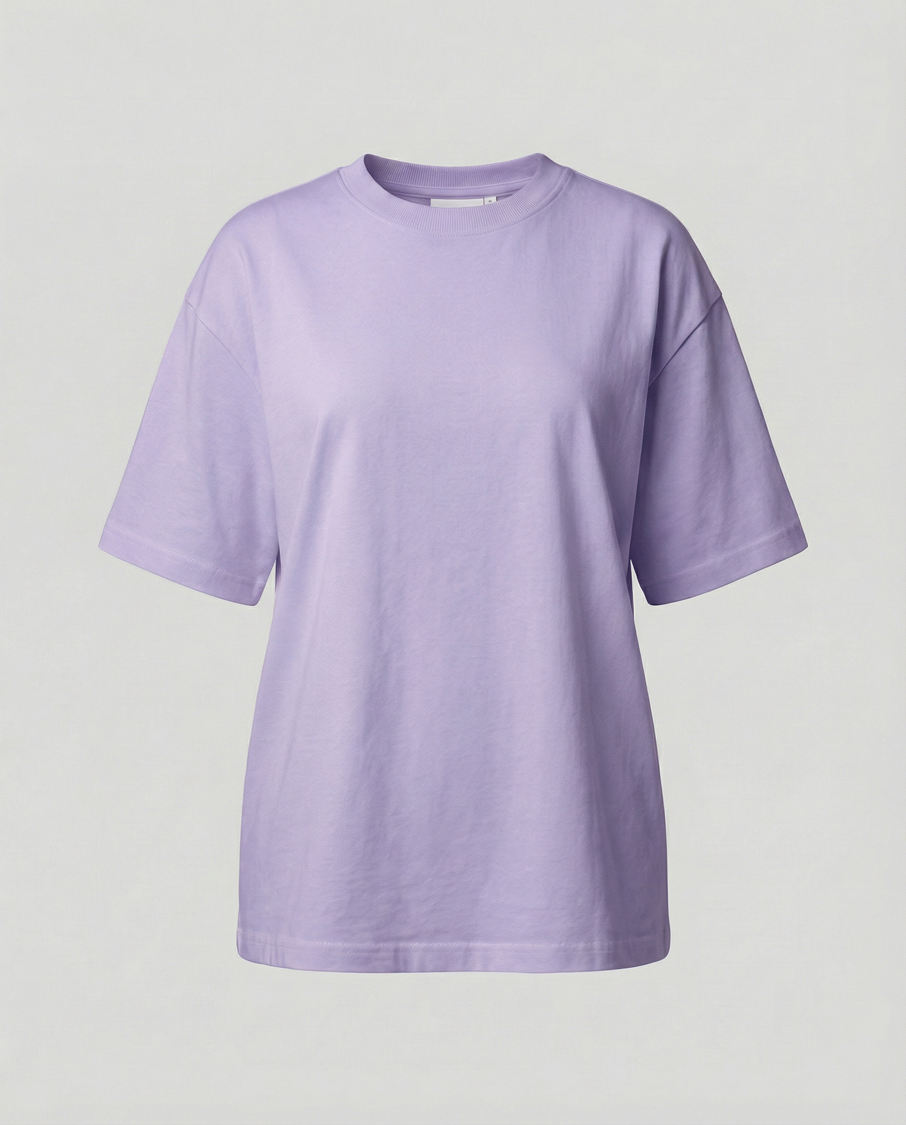Oversized women's cotton T-shirt-maja-esbjerg20250327-Calm Wears-Lilac-L-Calm Wears