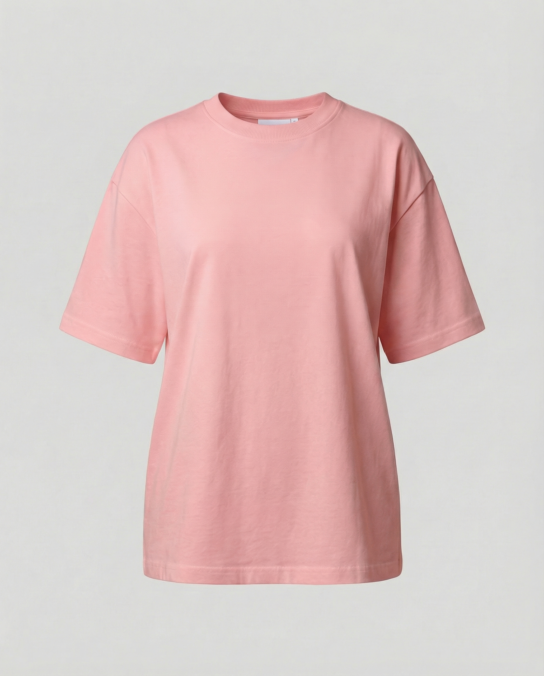 Oversized women's cotton T-shirt-maja-esbjerg20250327-Calm Wears-Pink-L-Calm Wears