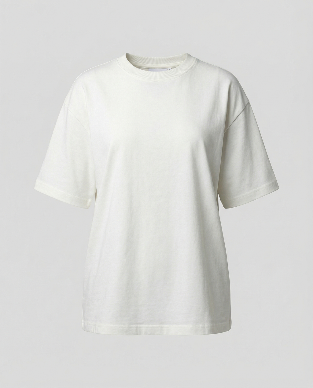 Oversized women's cotton T-shirt-maja-esbjerg20250327-Calm Wears-White-S-Calm Wears