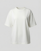 Oversized women's cotton T-shirt-maja-esbjerg20250327-Calm Wears-White-S-Calm Wears