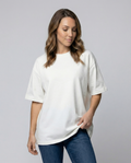 Oversized women's cotton T-shirt-maja-esbjerg20250327-Calm Wears-White-S-Calm Wears