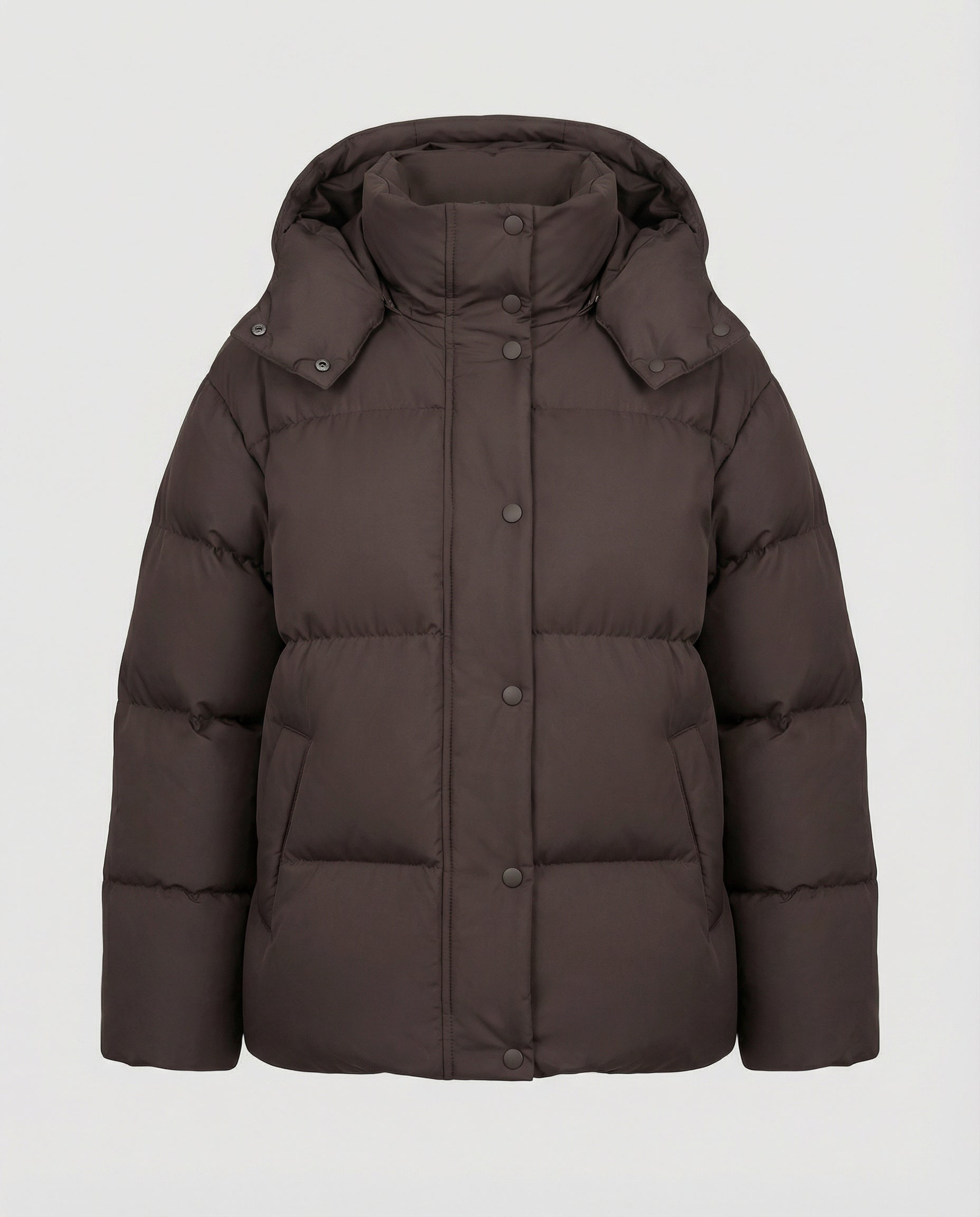 Oversized Women's Puffer Jacket-classylooker20251202-Calm Wears-Brown-S-Calm Wears
