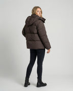 Oversized Women's Puffer Jacket-classylooker20251202-Calm Wears-Brown-S-Calm Wears