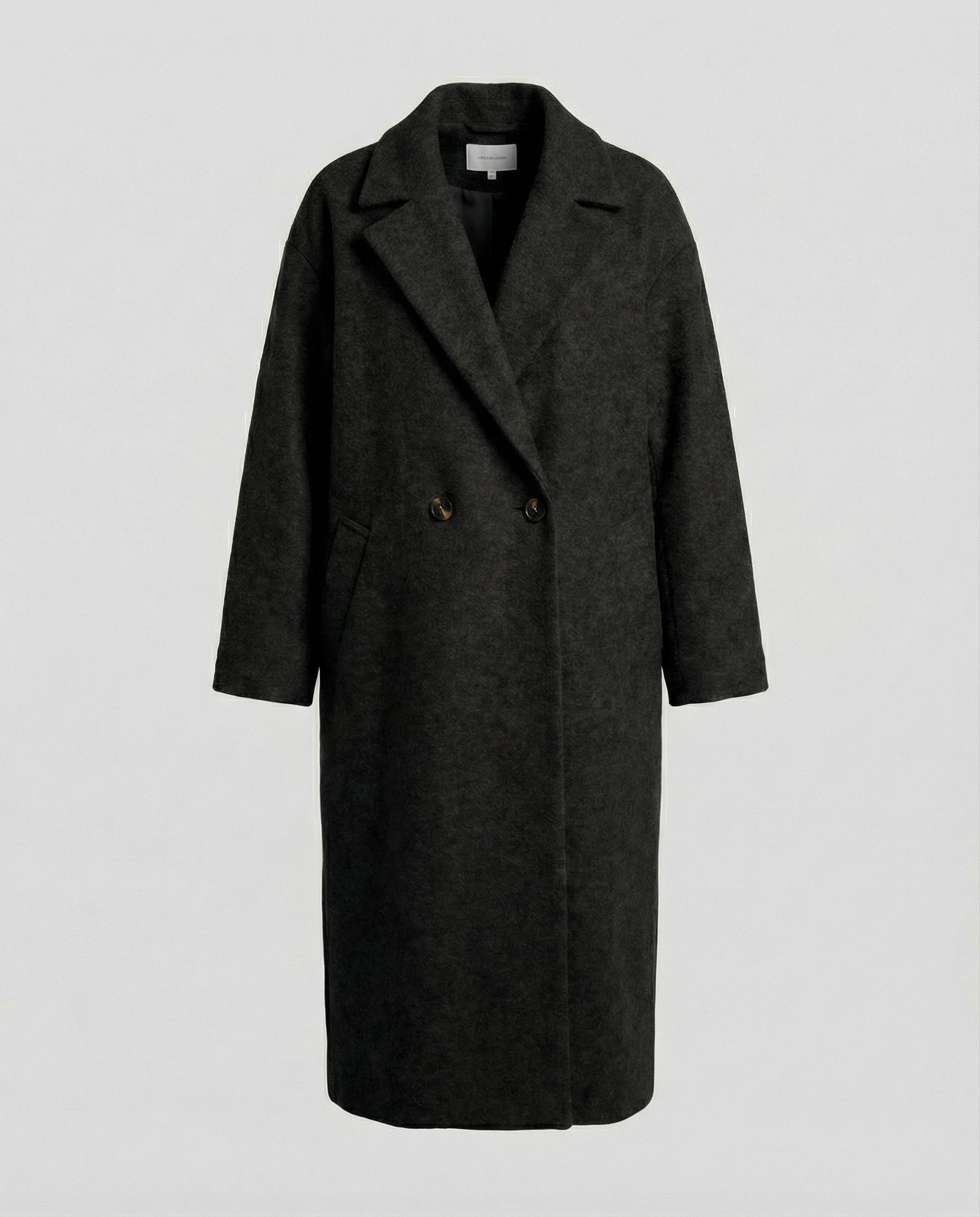 Oversized Wool Coat Women Elegant-https://detail.1688.com/offer/892851113780.html-Calm Wears-Black-S-Calm Wears