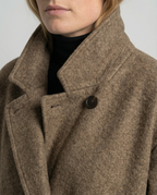 Oversized Wool Coat Women Elegant-https://detail.1688.com/offer/892851113780.html-Calm Wears-Brown-S-Calm Wears