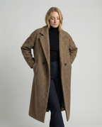 Oversized Wool Coat Women Elegant-https://detail.1688.com/offer/892851113780.html-Calm Wears-Brown-S-Calm Wears