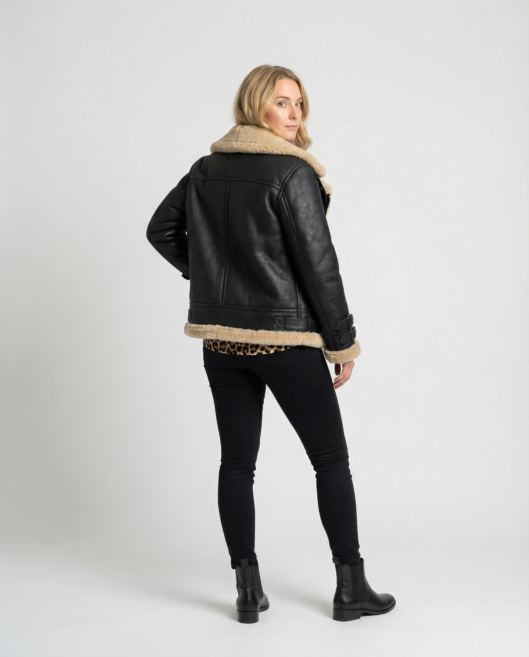 Padded Warm Biker Jacket-loravelle20251123-Calm Wears-Black-S-Calm Wears