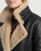 Padded Warm Biker Jacket-loravelle20251123-Calm Wears-Black-S-Calm Wears