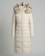 Padded women's down jacket-anne johansen20251116-Calm Wears-Beige-XS-Calm Wears