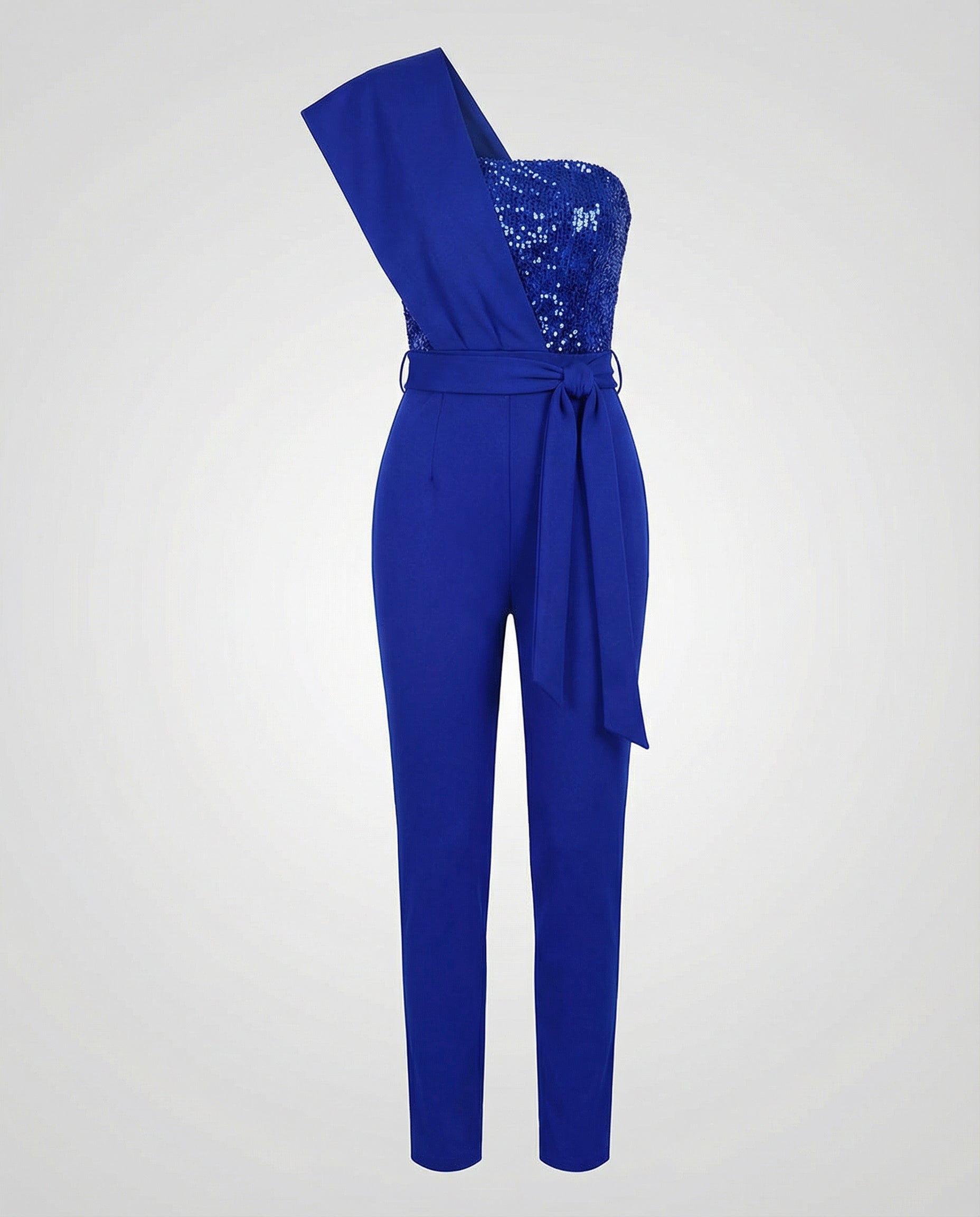 Patchwork Sequin Jumpsuit Women-guerra modehaus20240607-Calm Wears-Blue-S-Calm Wears
