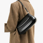 Genuine Leather Handbag - Timeless Vintage Style for Women