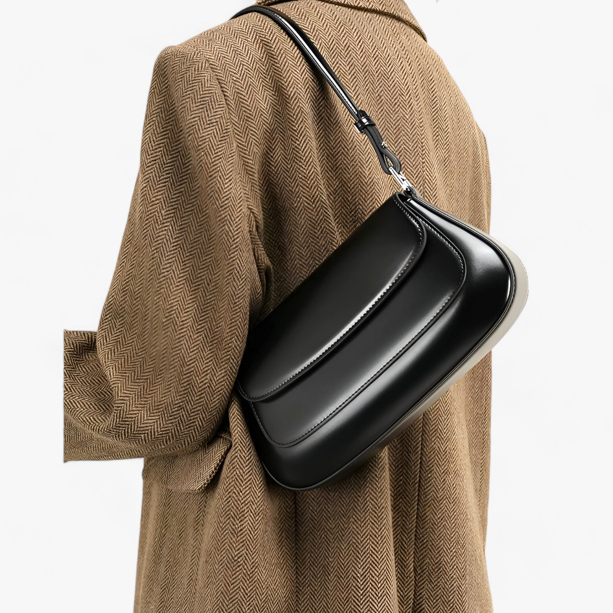 Genuine Leather Handbag - Timeless Vintage Style for Women