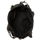 Handbag for School Shoulder Strap in Rigid Leather-dione couture20260421-Calm Wears-Black-Calm Wears