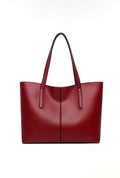 Large Leather Tote Bag, Women's Work Bag with Zipper-mayfair ellis20260422-Calm Wears-Rot-Calm Wears