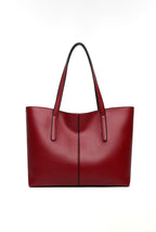 Large Leather Tote Bag, Women's Work Bag with Zipper-mayfair ellis20260422-Calm Wears-Rot-Calm Wears
