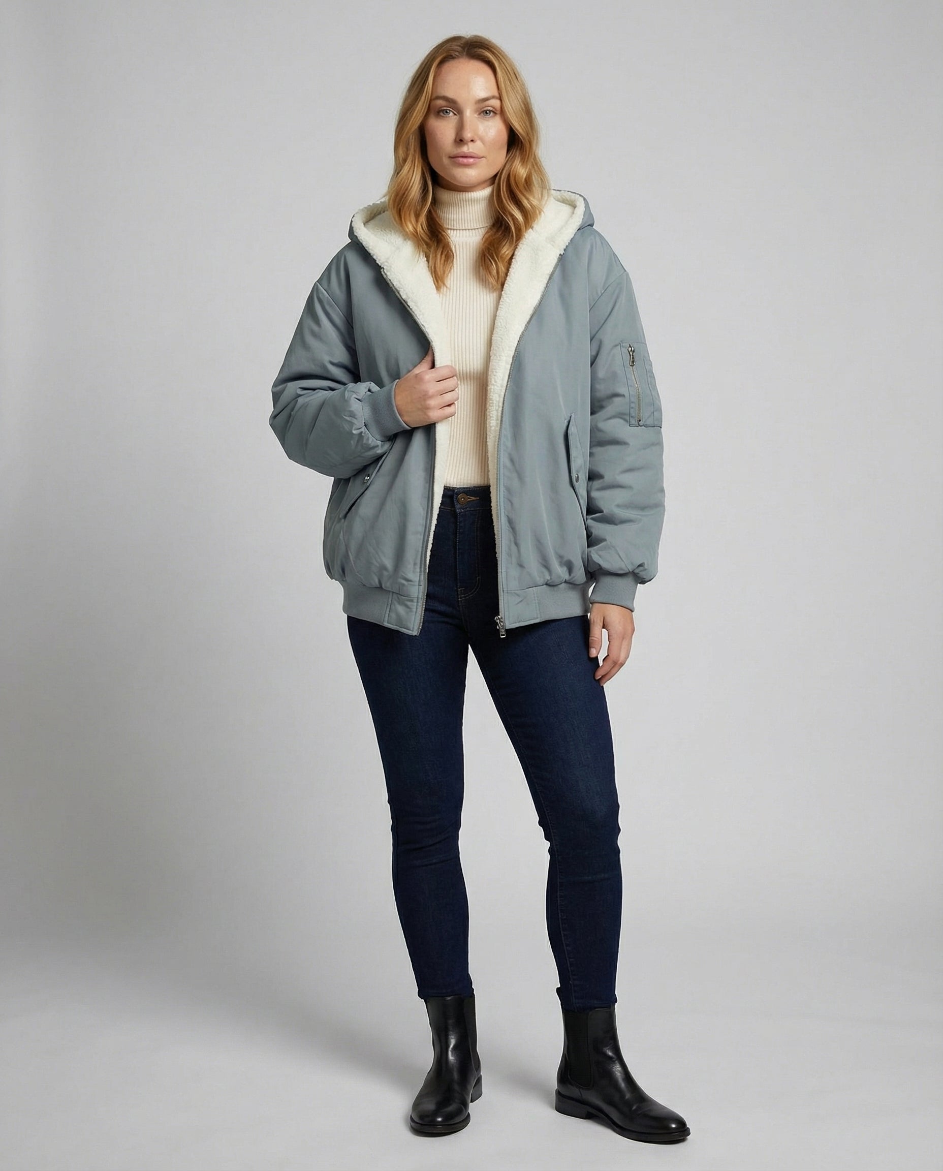 Reversible Oversize Winter Jacket-elvoria uk20251120-Calm Wears-Gray-S-Calm Wears