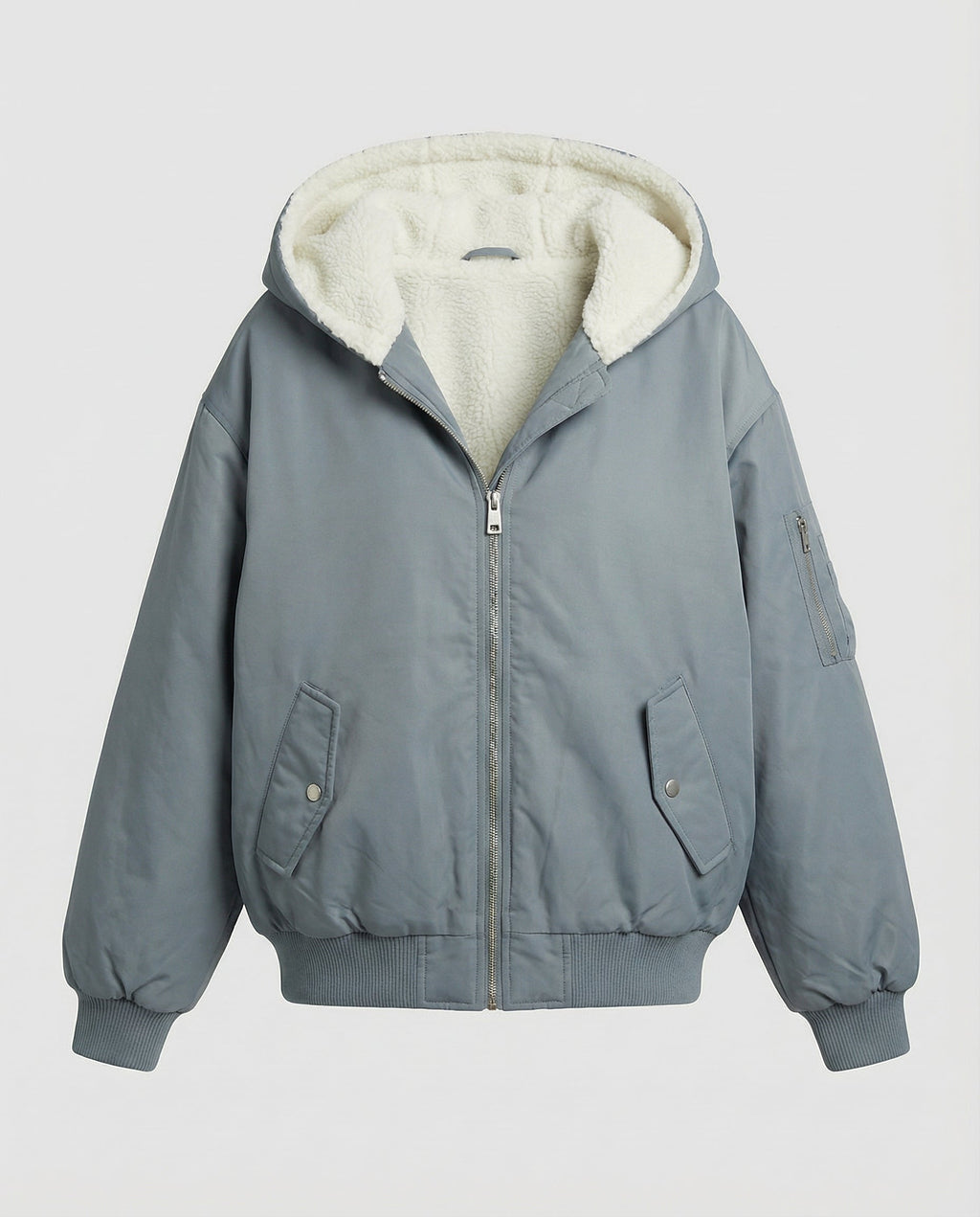 Reversible Oversize Winter Jacket-elvoria uk20251120-Calm Wears-Gray-S-Calm Wears