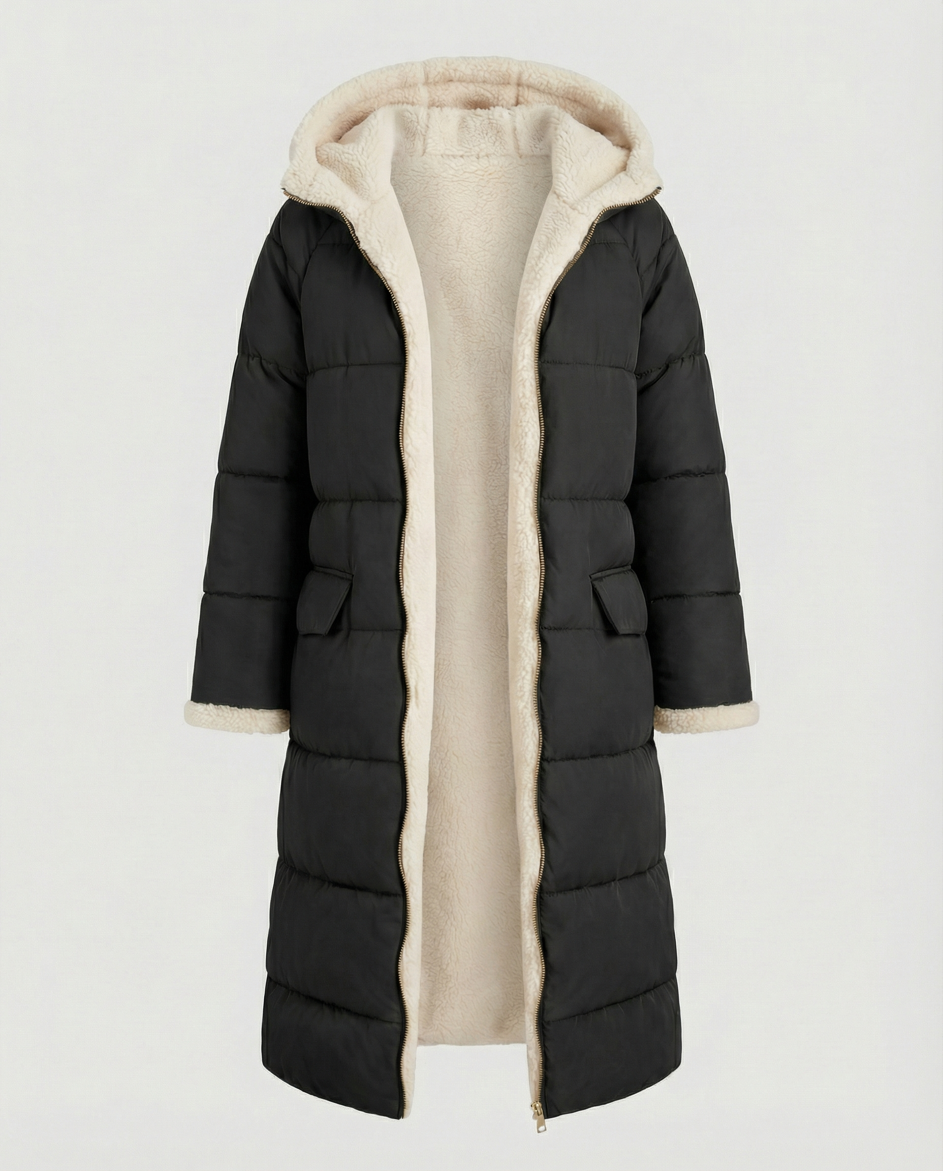 Reversible Women's Winter Jacket-mialea20251103-Calm Wears-Black-S-Calm Wears
