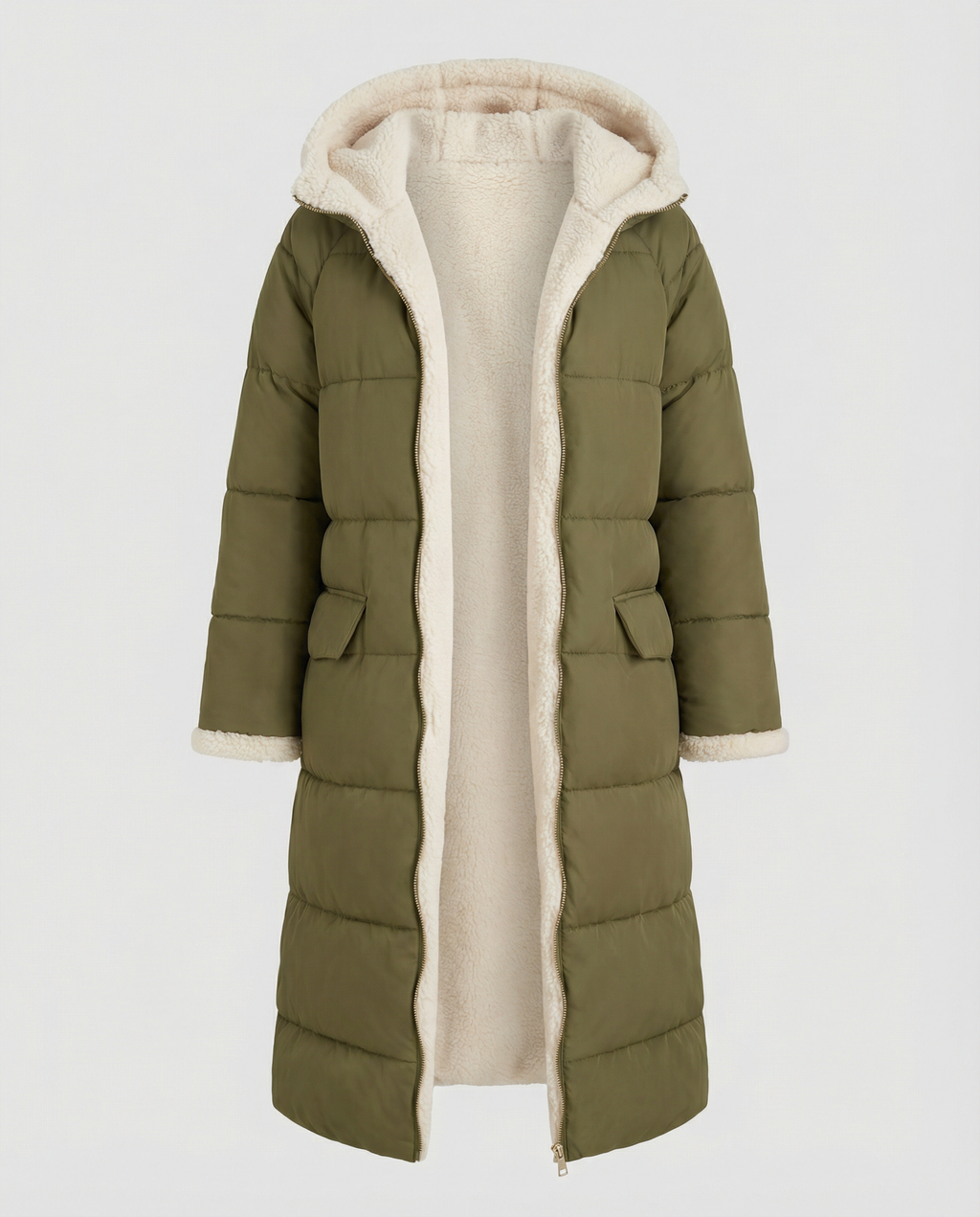 Reversible Women's Winter Jacket-mialea20251103-Calm Wears-Green-S-Calm Wears