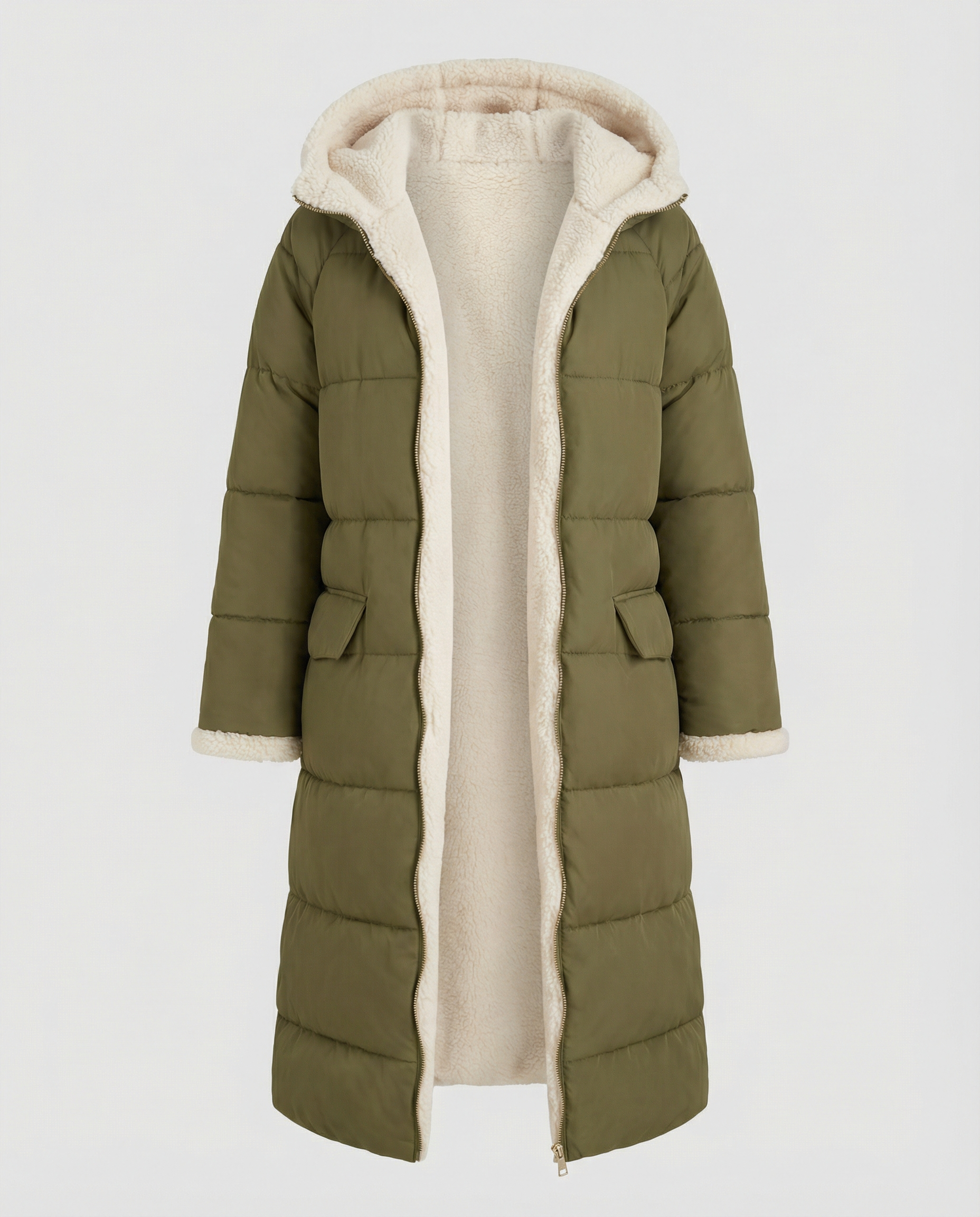Reversible Women's Winter Jacket-mialea20251103-Calm Wears-Green-S-Calm Wears