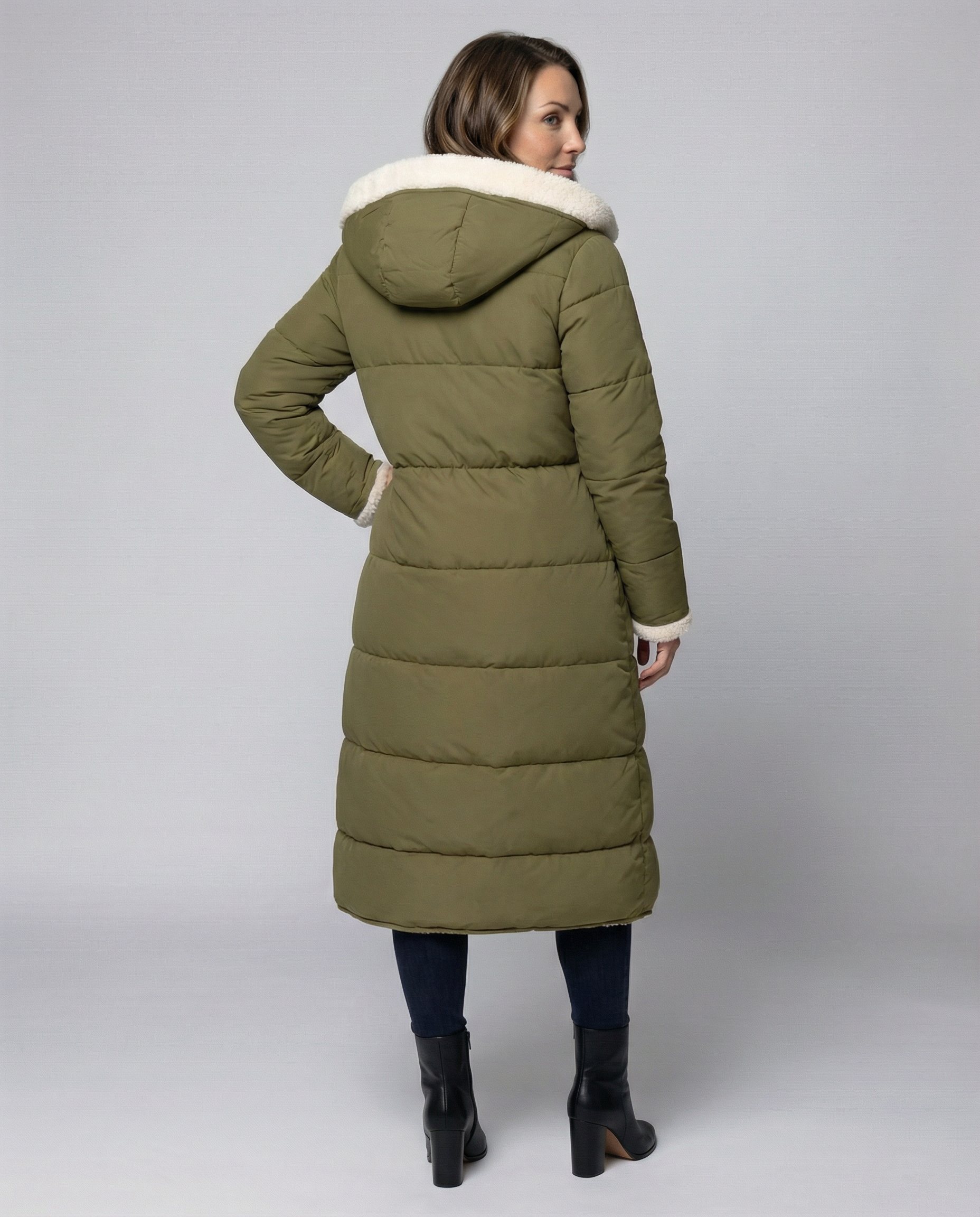 Reversible Women's Winter Jacket-mialea20251103-Calm Wears-Green-S-Calm Wears