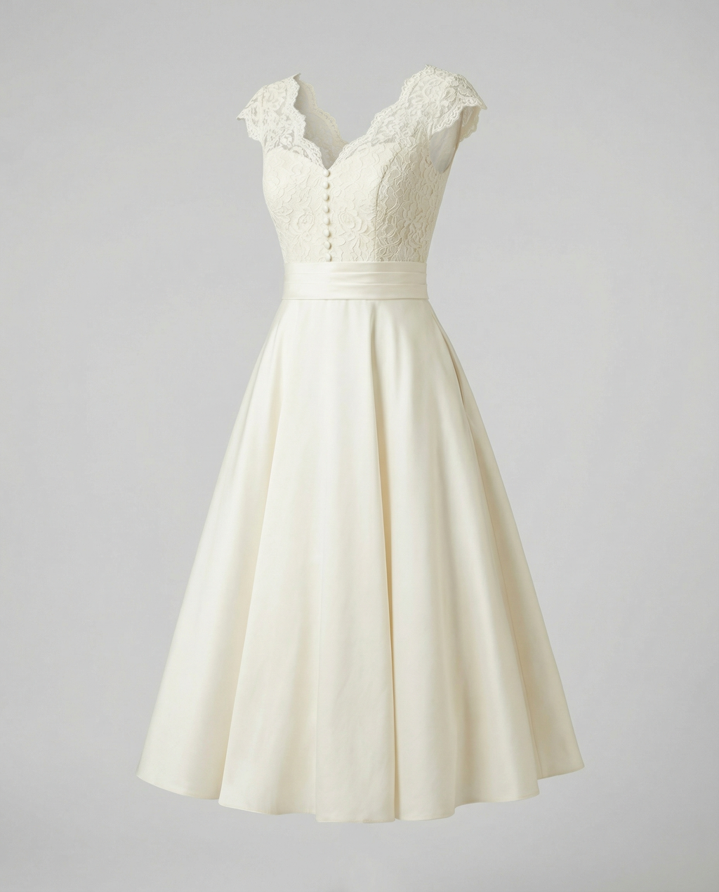 Romantic lace wedding dress-https://detail.1688.com/offer/671572903665.html-Calm Wears-White-S-Calm Wears
