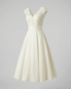 Romantic lace wedding dress-https://detail.1688.com/offer/671572903665.html-Calm Wears-White-S-Calm Wears