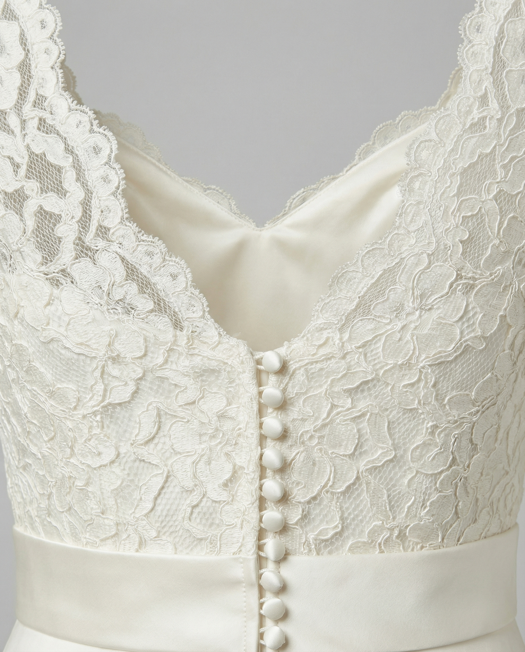 Romantic lace wedding dress-https://detail.1688.com/offer/671572903665.html-Calm Wears-White-S-Calm Wears