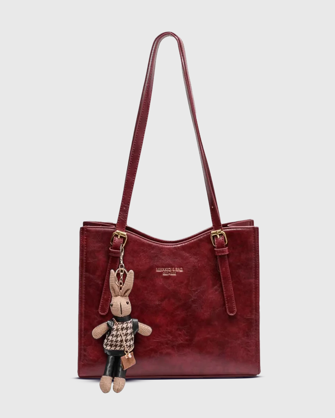 Elegant shoulder bag with long straps for women
