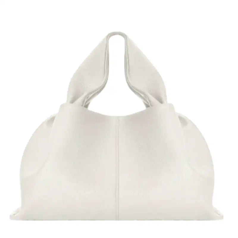 Soft Leather Shoulder Handbag-dione couture20260421-Calm Wears-White-Calm Wears