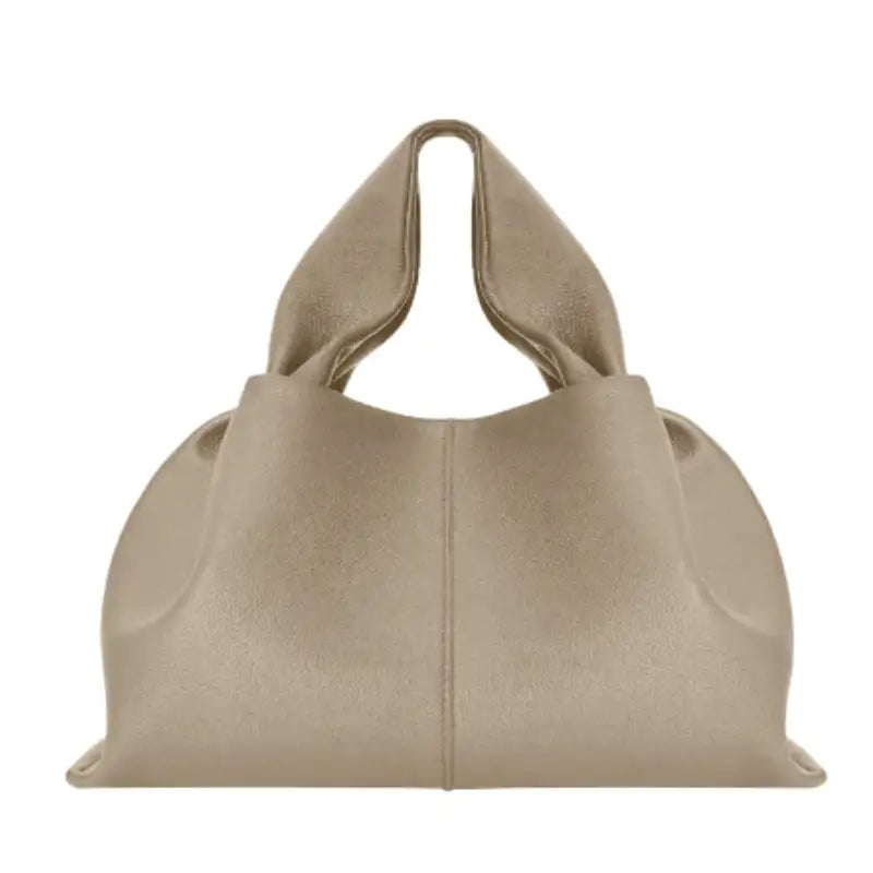 Soft Leather Shoulder Handbag-dione couture20260421-Calm Wears-Gray-Calm Wears