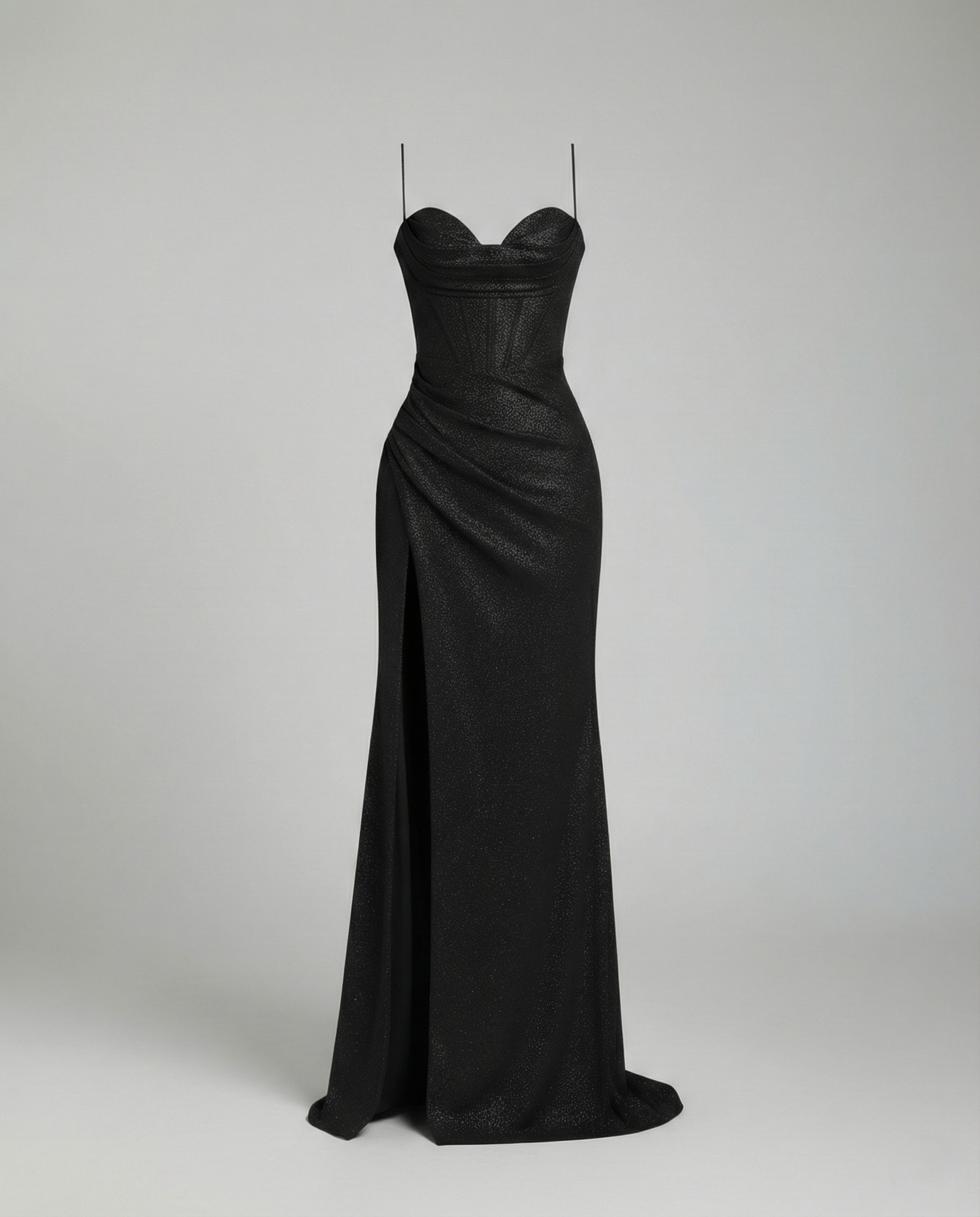 Sequin Maxi Dress Women-cavuna20240904-Calm Wears-Black-S-Calm Wears