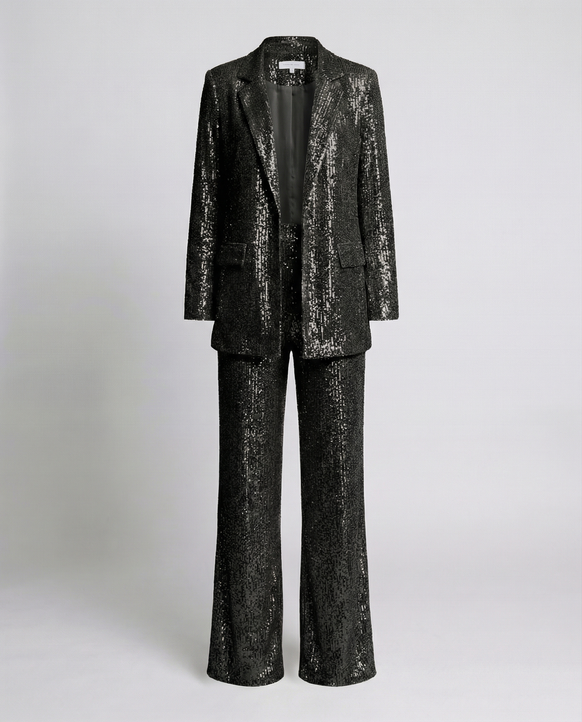 Sequin suit women High-waist-heidi mode20241218-Calm Wears-Black-S-Calm Wears