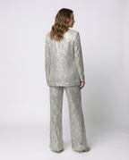 Sequin suit women High-waist-heidi mode20241218-Calm Wears-Silver-S-Calm Wears