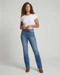 Shaping belly control women's jeans-flori luxe20240919-Calm Wears-Blue-XS-Calm Wears