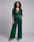 Shiny Elegant Jumpsuit Women-evaluma 20250424-Calm Wears-Green-XS-Calm Wears