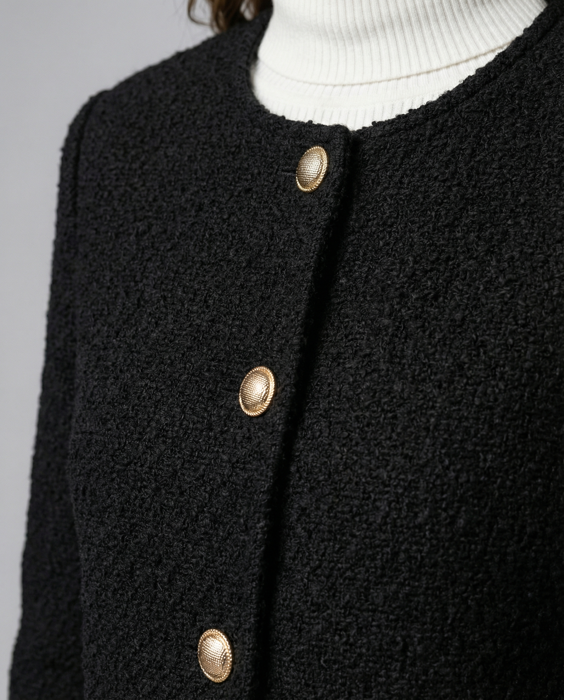 Simple Single-Breasted Women's Jacket Elegant-my fashion club20240820-Calm Wears-Black-XS-Calm Wears