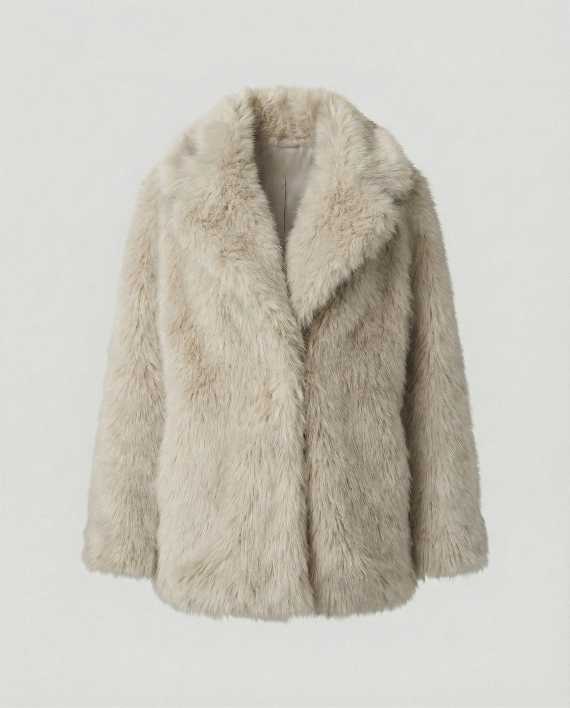 Soft Short Faux Fur Jacket-zinara20251203-Calm Wears-Beige-XS-Calm Wears