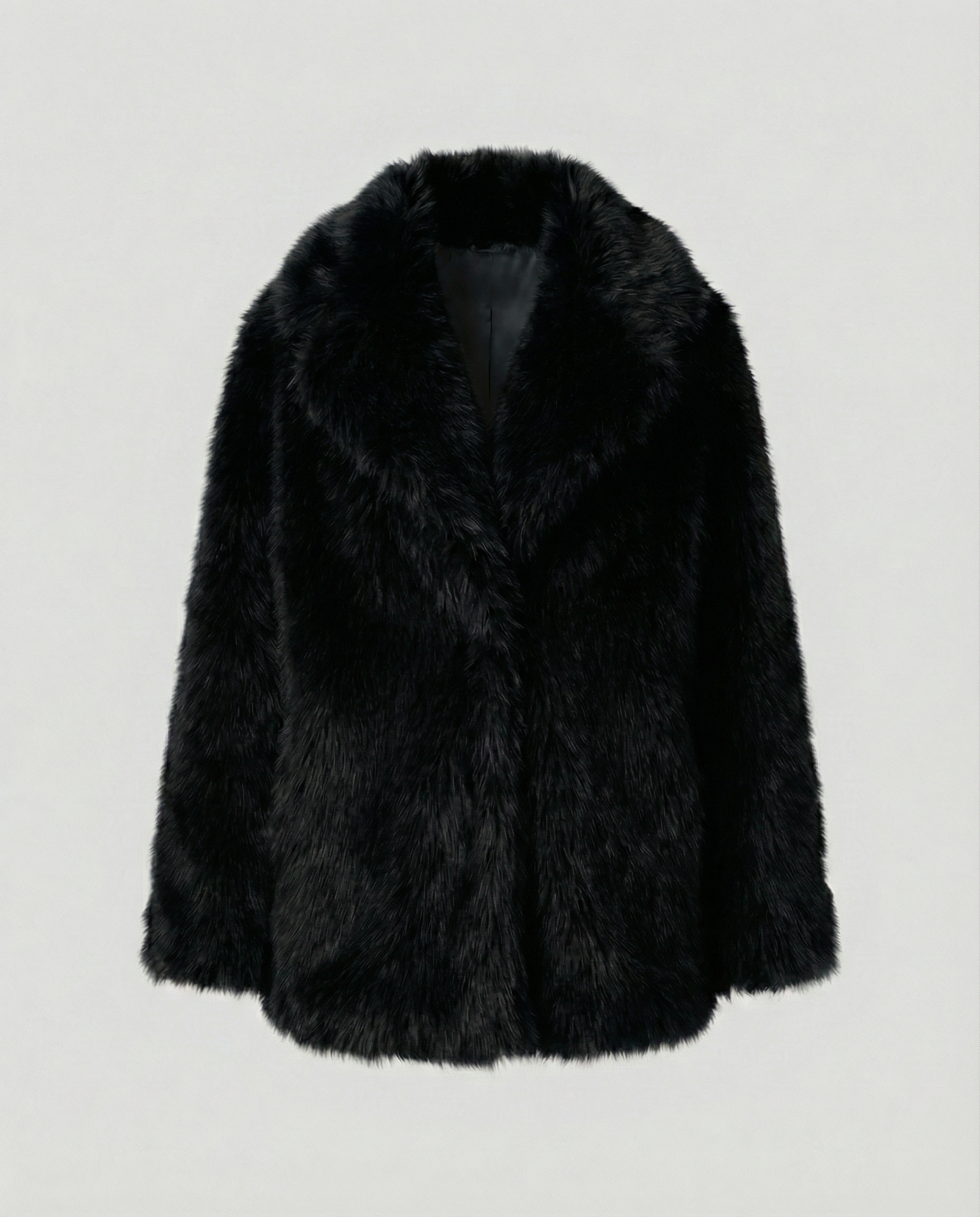 Soft Short Faux Fur Jacket-zinara20251203-Calm Wears-Black-XS-Calm Wears