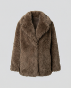 Soft Short Faux Fur Jacket-zinara20251203-Calm Wears-Brown-XS-Calm Wears
