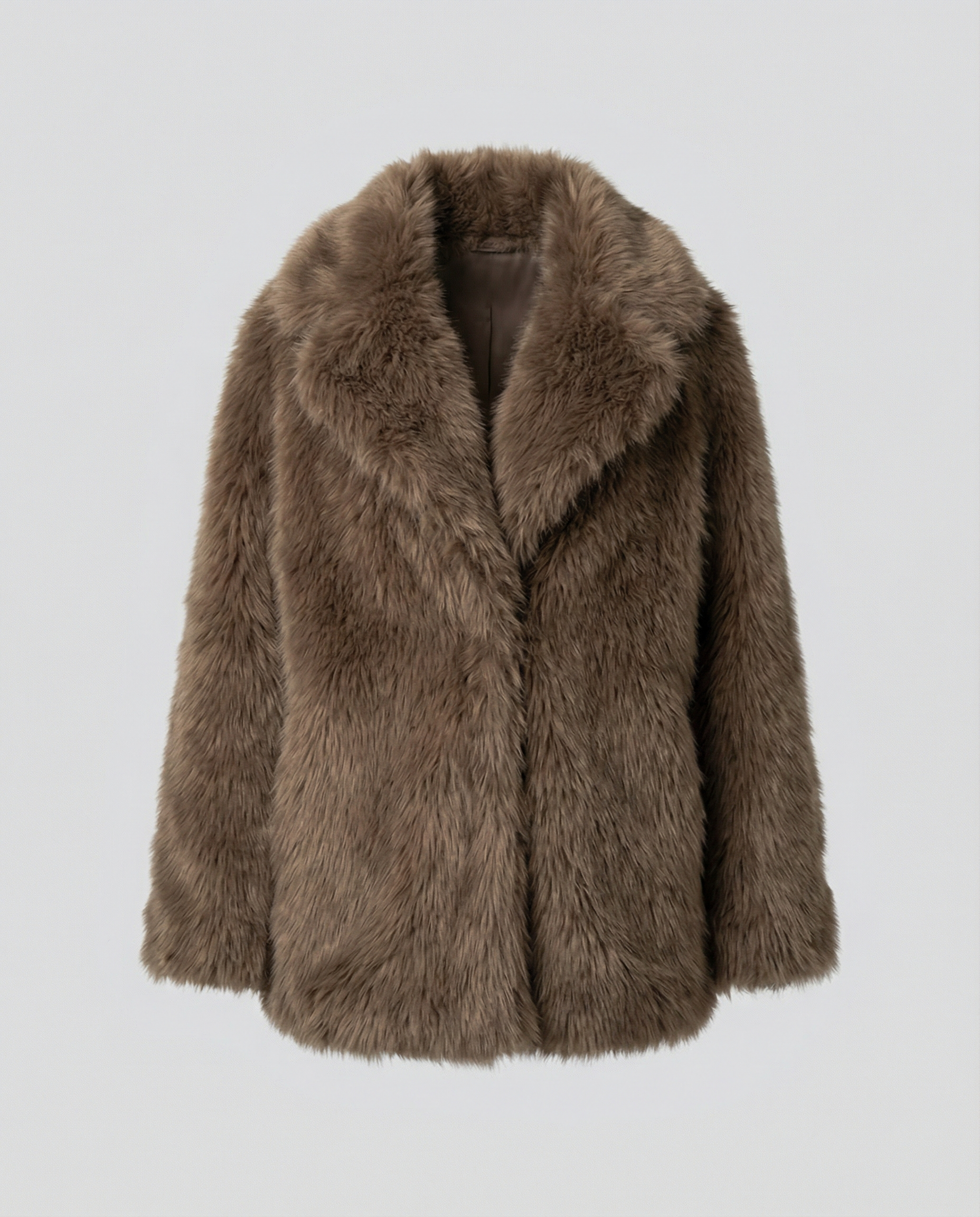 Soft Short Faux Fur Jacket-zinara20251203-Calm Wears-Brown-XS-Calm Wears