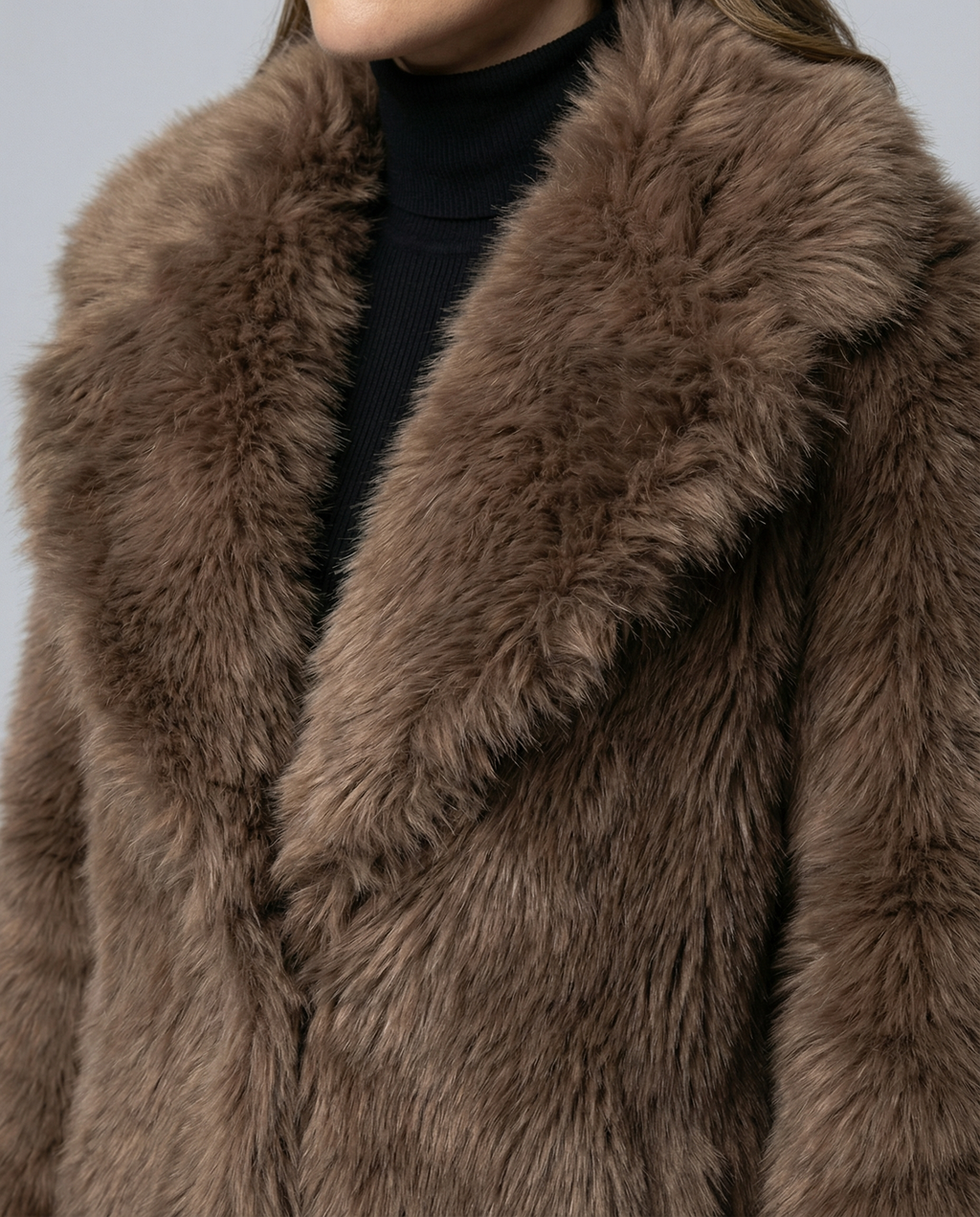 Soft Short Faux Fur Jacket-zinara20251203-Calm Wears-Brown-XS-Calm Wears