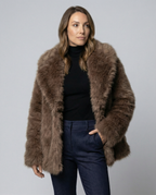 Soft Short Faux Fur Jacket-zinara20251203-Calm Wears-Brown-XS-Calm Wears