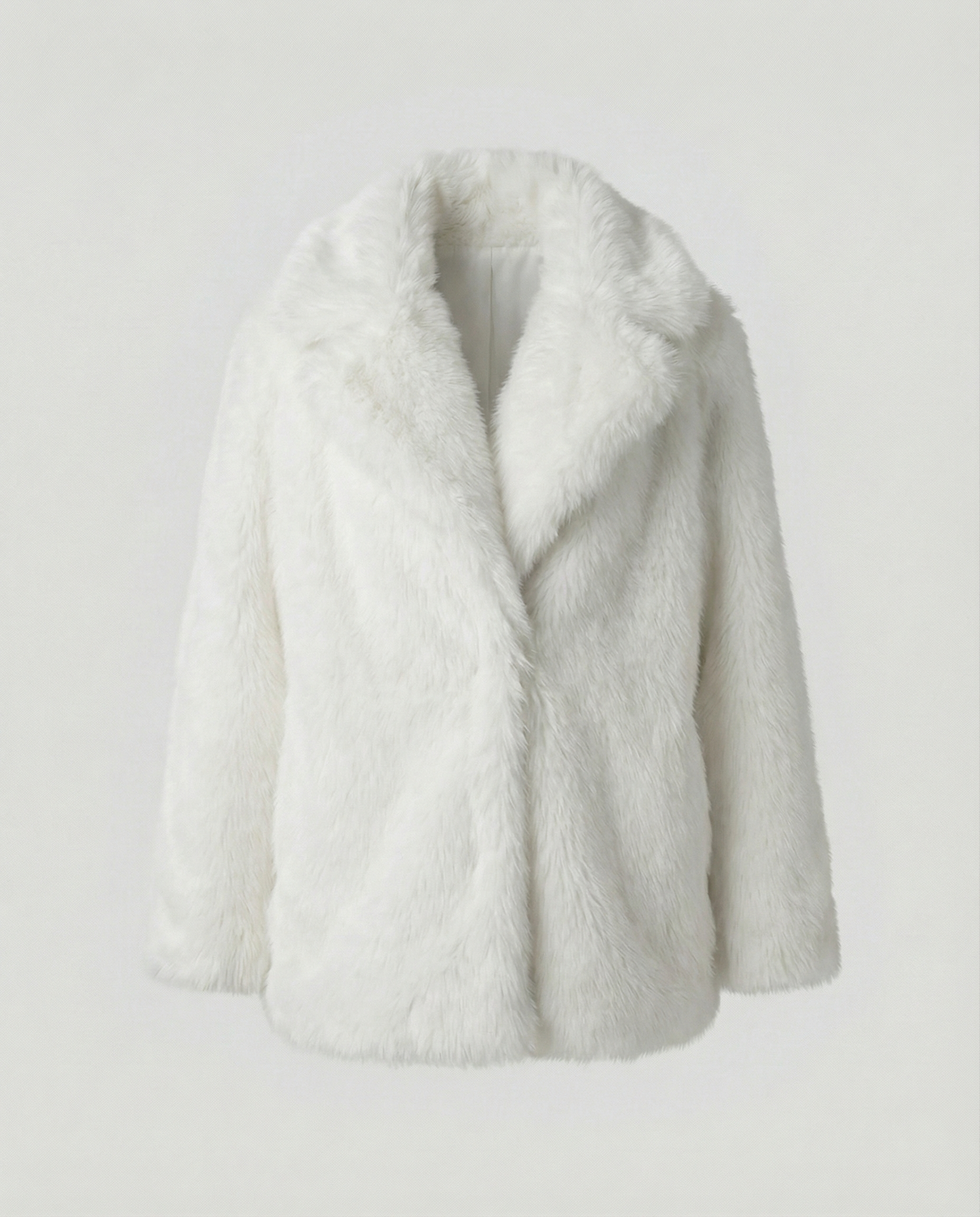 Soft Short Faux Fur Jacket-zinara20251203-Calm Wears-White-XS-Calm Wears