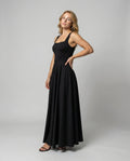 Soft Square Maxi Dress Women-https://detail.1688.com/offer/900266429005.html-Calm Wears-Black-S-Calm Wears