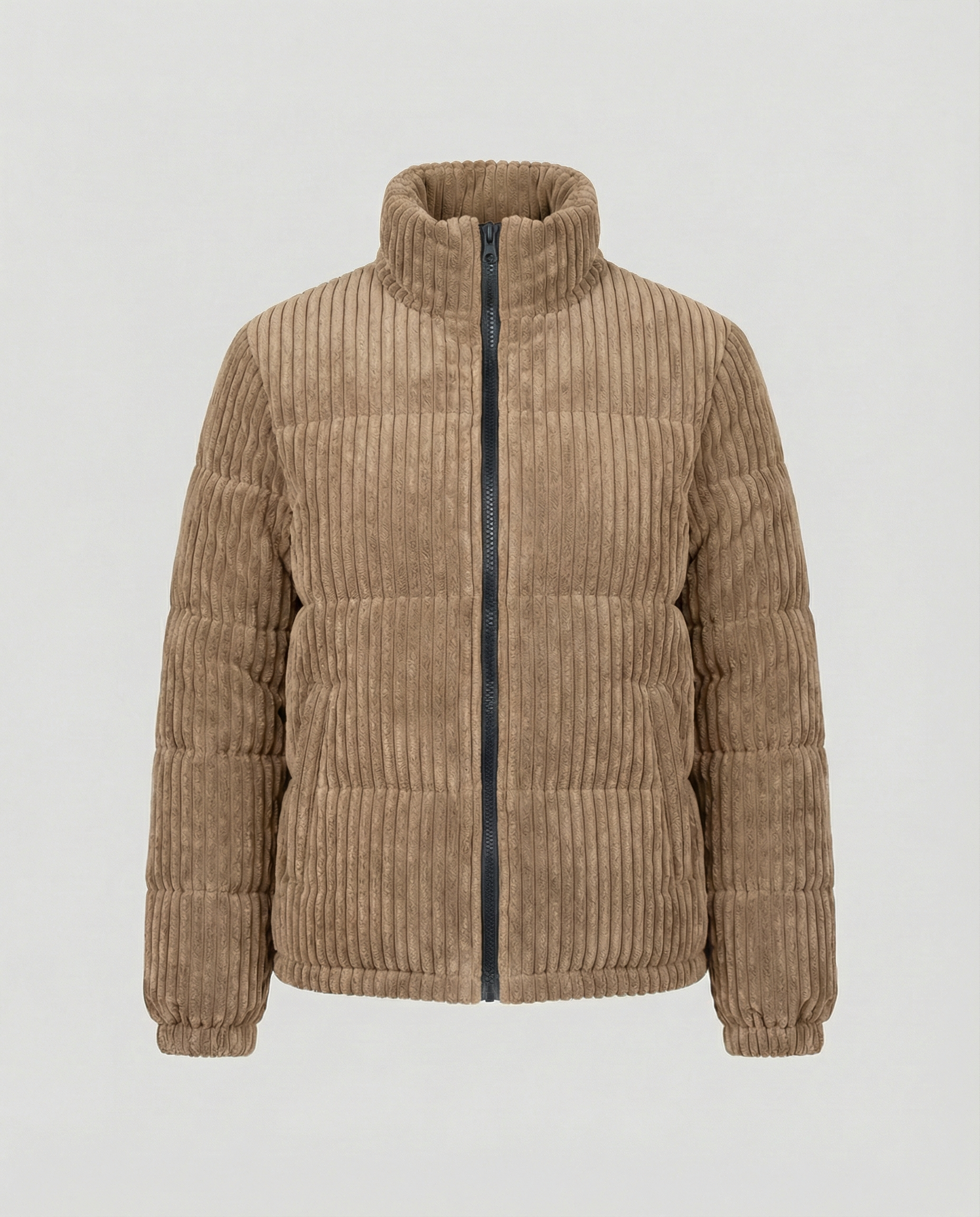 Soft Warm Cord Jacket-pintaro20251115-Calm Wears-Khaki-S-Calm Wears