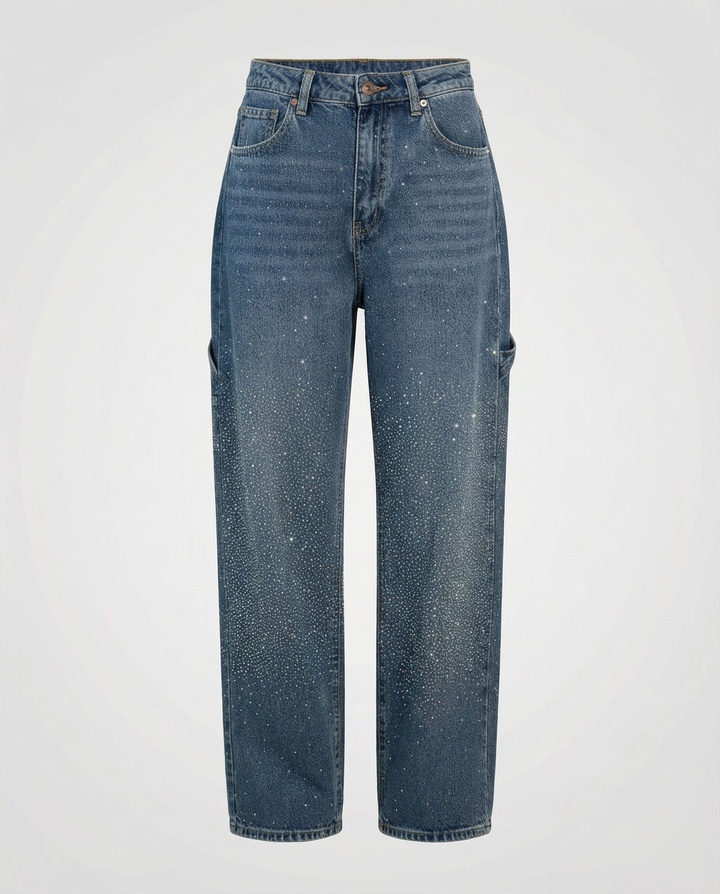 Sparkling Diamond Jeans Women-senselle20250226-Calm Wears-Dark blue-XS-Calm Wears