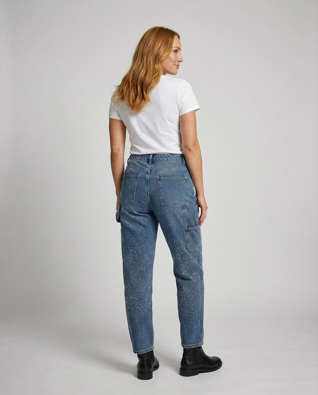 Sparkling Diamond Jeans Women-senselle20250226-Calm Wears-Dark blue-XS-Calm Wears