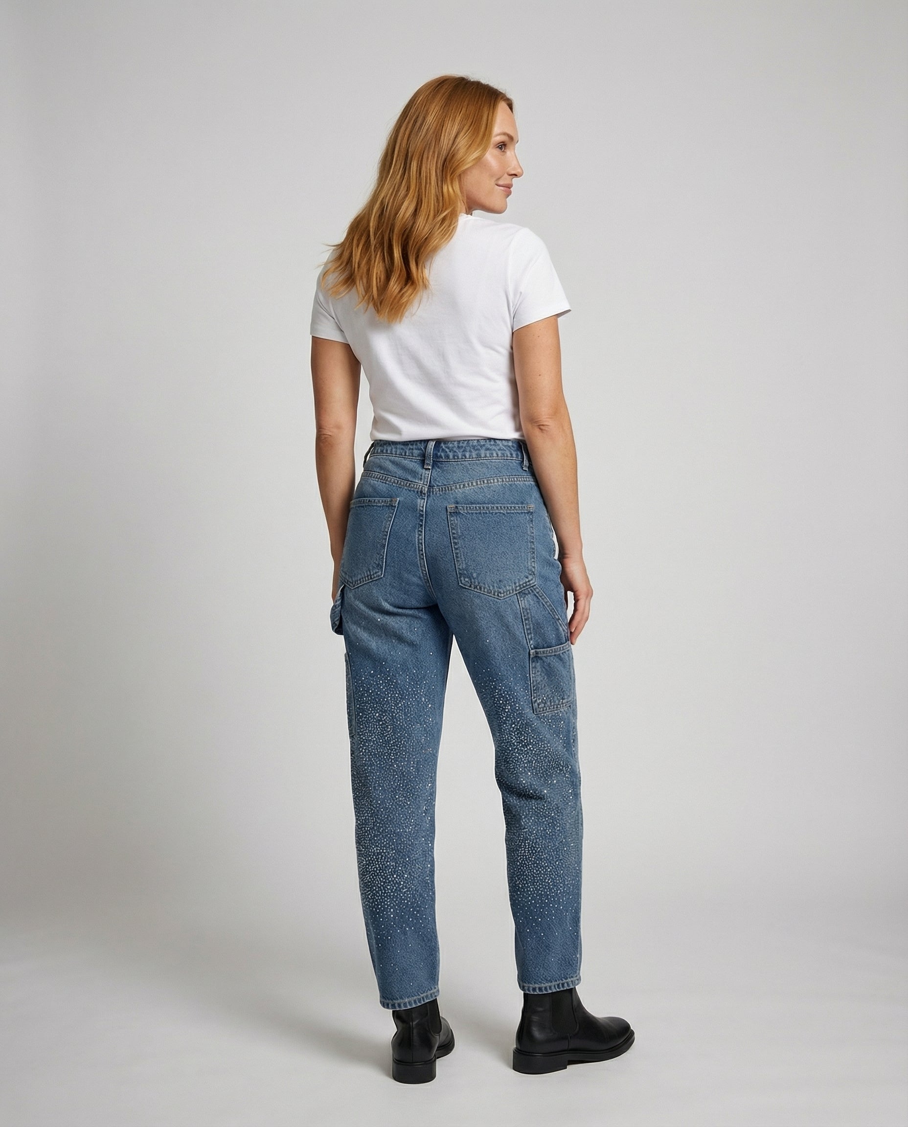 Sparkling Diamond Jeans Women-senselle20250226-Calm Wears-Dark blue-XS-Calm Wears
