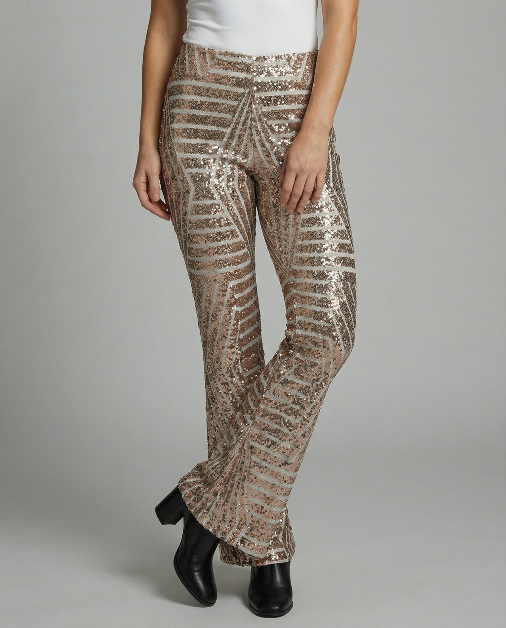Sparkling Glitter Flare Pants-lovania-mode20241108-Calm Wears-S-Calm Wears
